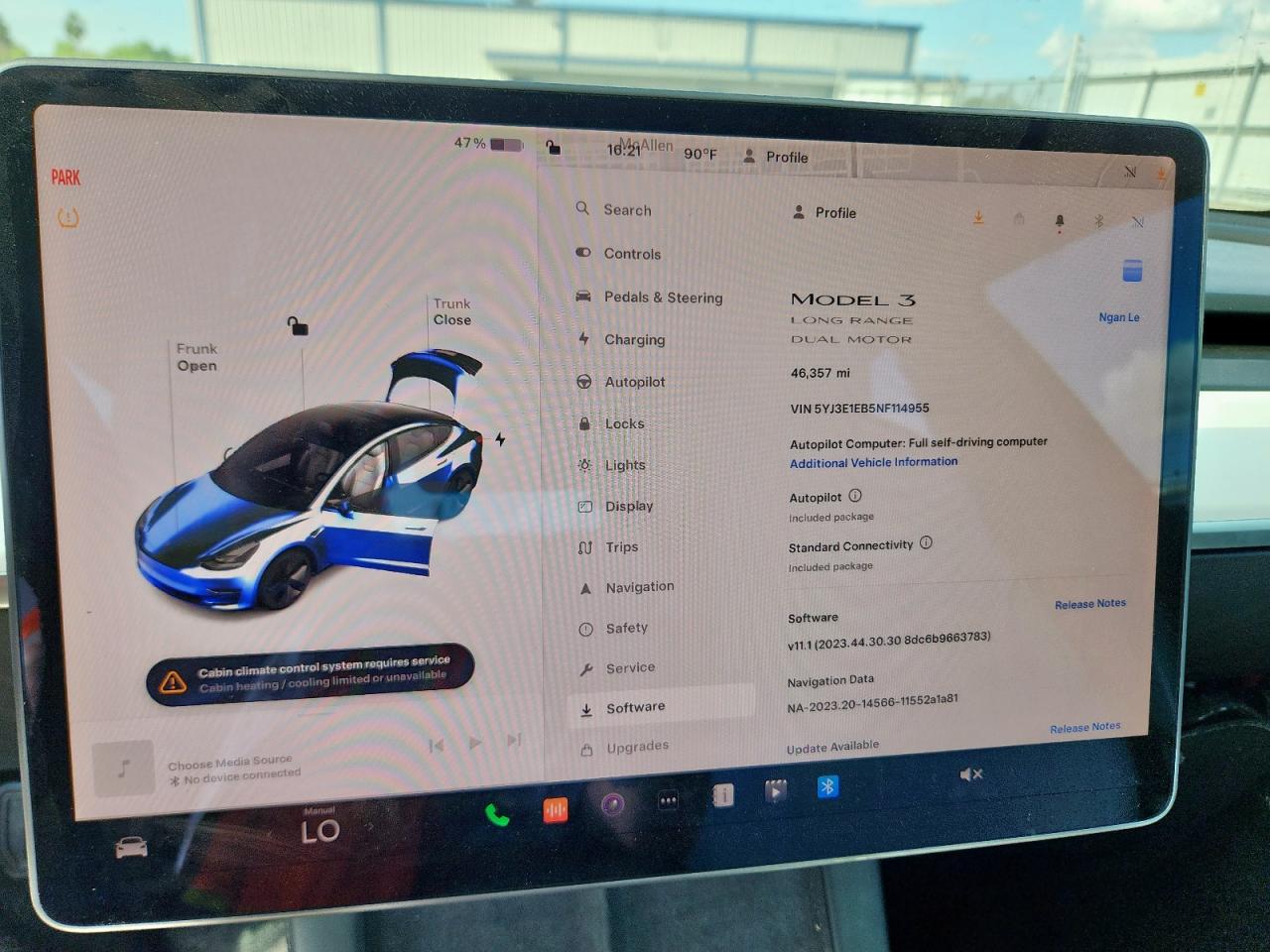 2022 Tesla Model 3 VIN: 5YJ3E1EB5NF114955 Lot: 85303035