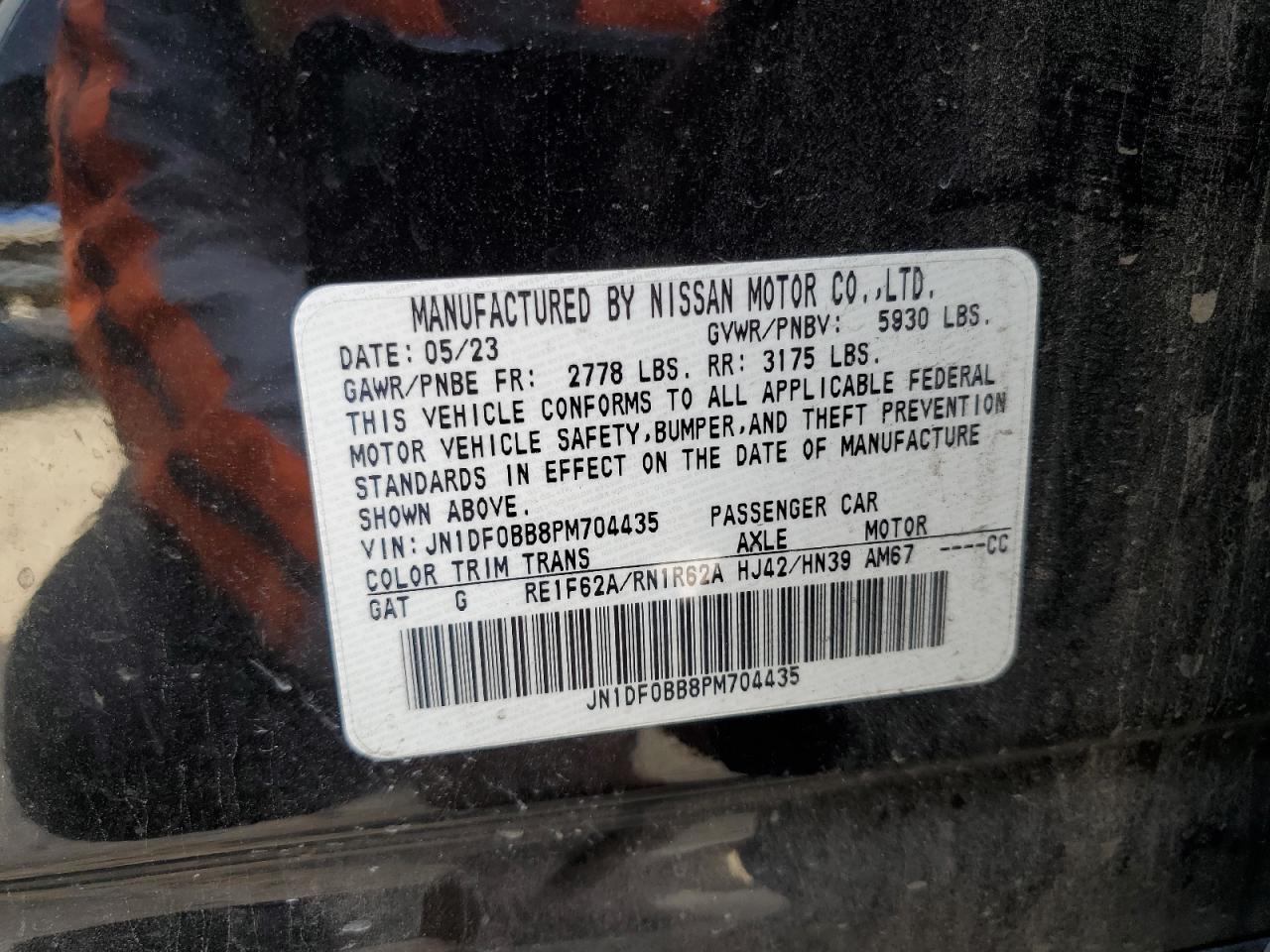 2023 Nissan Ariya Evolve+ VIN: JN1DF0BB8PM704435 Lot: 85951955