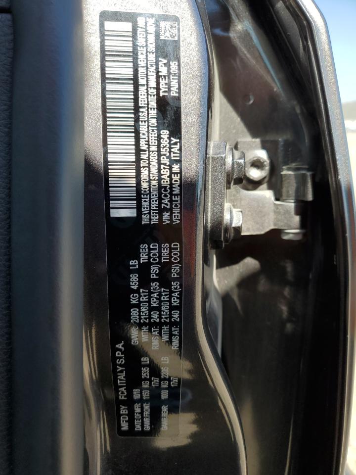 2018 Jeep Renegade Sport VIN: ZACCJBAB7JPJ53649 Lot: 84069075