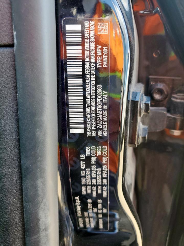 2016 Jeep Renegade Latitude VIN: ZACCJABT6GPD02663 Lot: 85285155