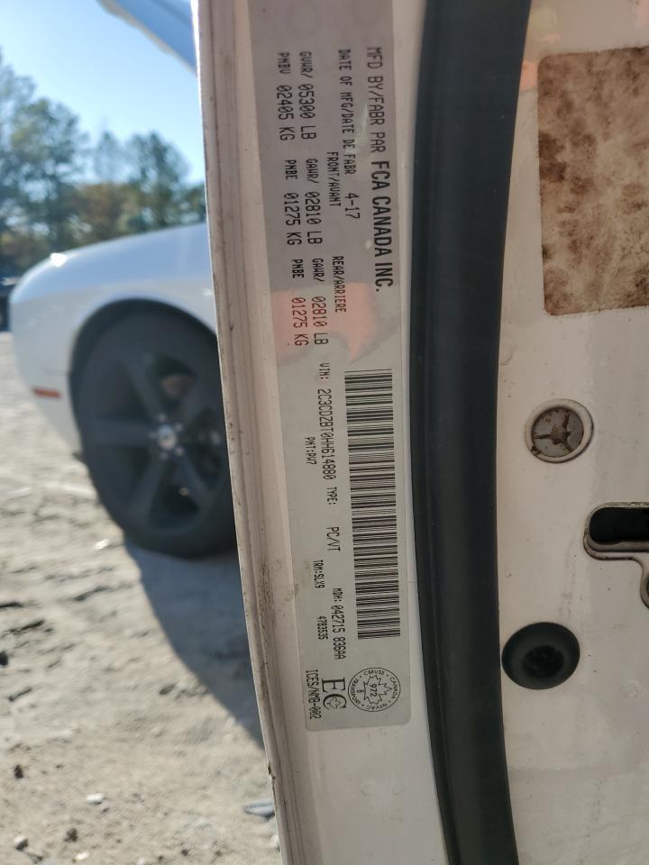 2017 Dodge Challenger R/T VIN: 2C3CDZBT0HH614880 Lot: 87109745