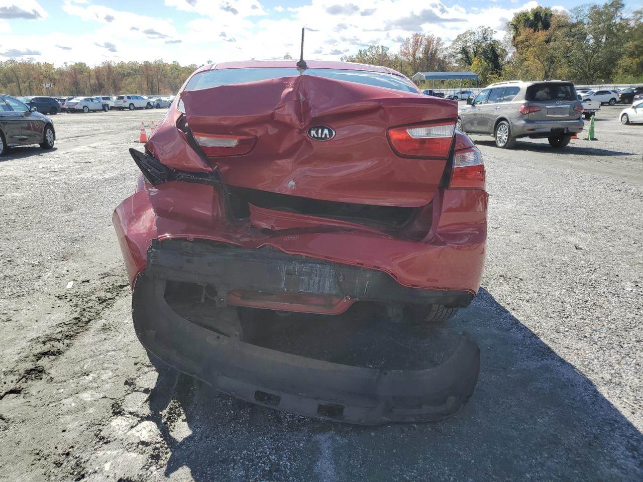 2015 Kia Rio Lx VIN: KNADM4A36F6527078 Lot: 87058555