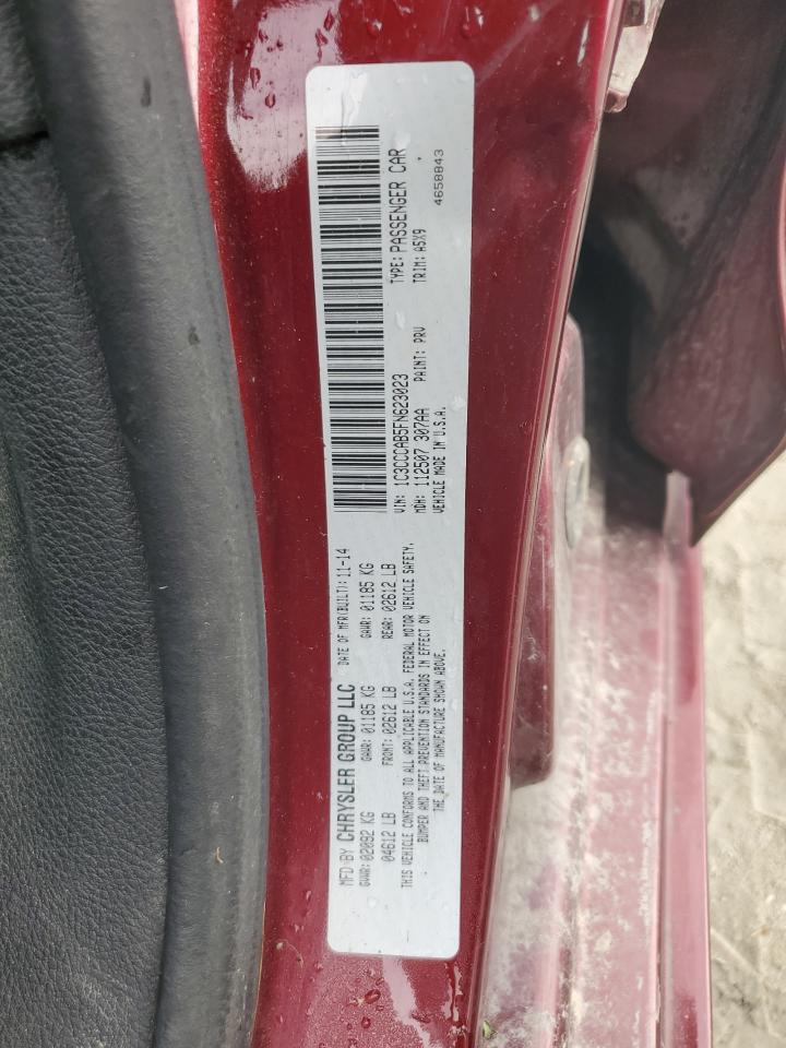 2015 Chrysler 200 Limited VIN: 1C3CCCAB5FN623023 Lot: 82236575