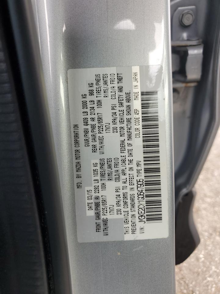 2016 Mazda Cx-5 Touring VIN: JM3KE2CY1G0647905 Lot: 82279065