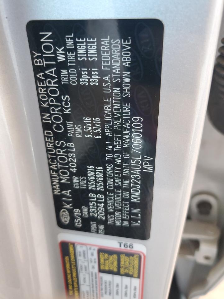 2020 Kia Soul Lx VIN: KNDJ23AU5L7060109 Lot: 86408915