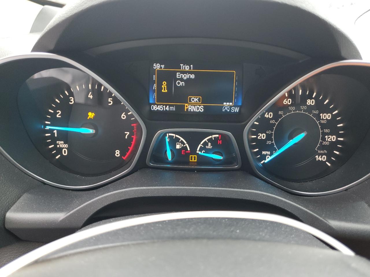 2017 Ford Escape Titanium VIN: 1FMCU0J90HUB64587 Lot: 86682055