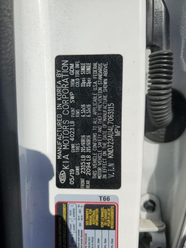 2020 Kia Soul Lx VIN: KNDJ23AU4L7063115 Lot: 86115675