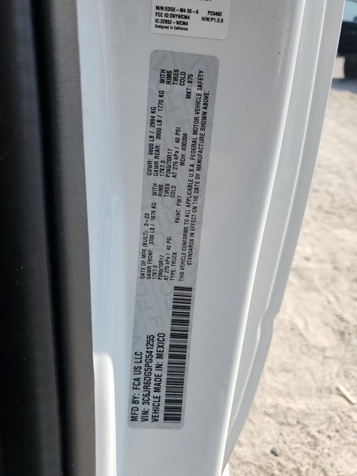 2023 Ram 1500 Classic Tradesman VIN: 3C6JR6DG5PG541255 Lot: 89845705