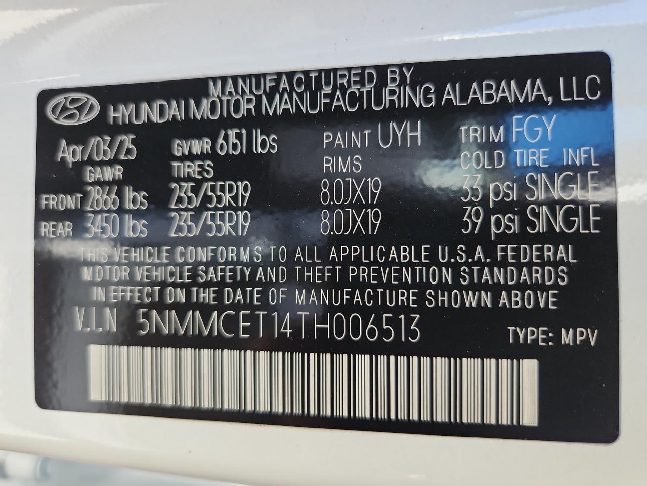2026 Genesis Gv70 VIN: 5NMMCET14TH006513 Lot: 86407995