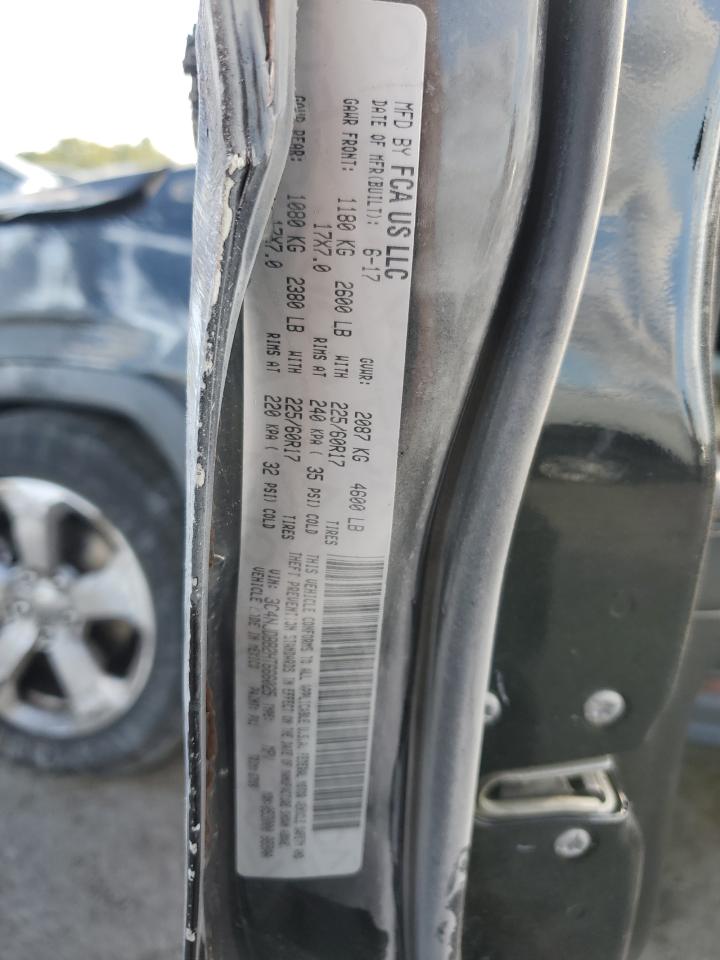 2017 Jeep Compass Latitude VIN: 3C4NJDBB2HT666025 Lot: 84867255