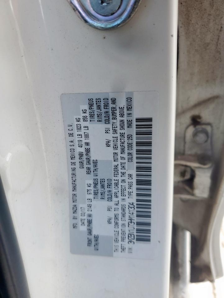 2017 Mazda 3 Sport VIN: 3MZBN1U73HM141304 Lot: 85345365