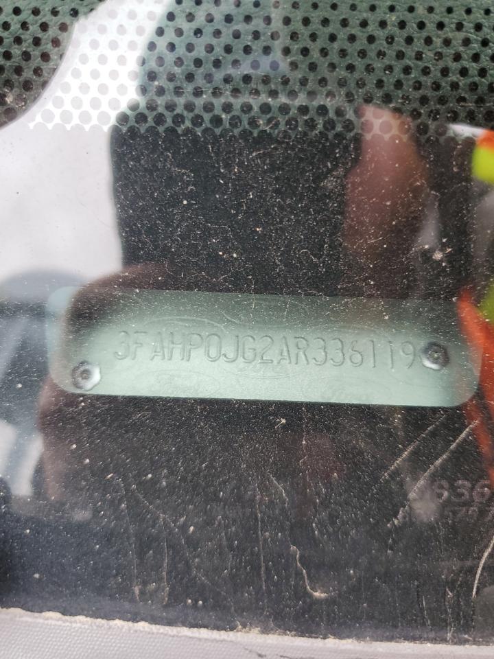 2010 Ford Fusion Sel VIN: 3FAHP0JG2AR336119 Lot: 89690375