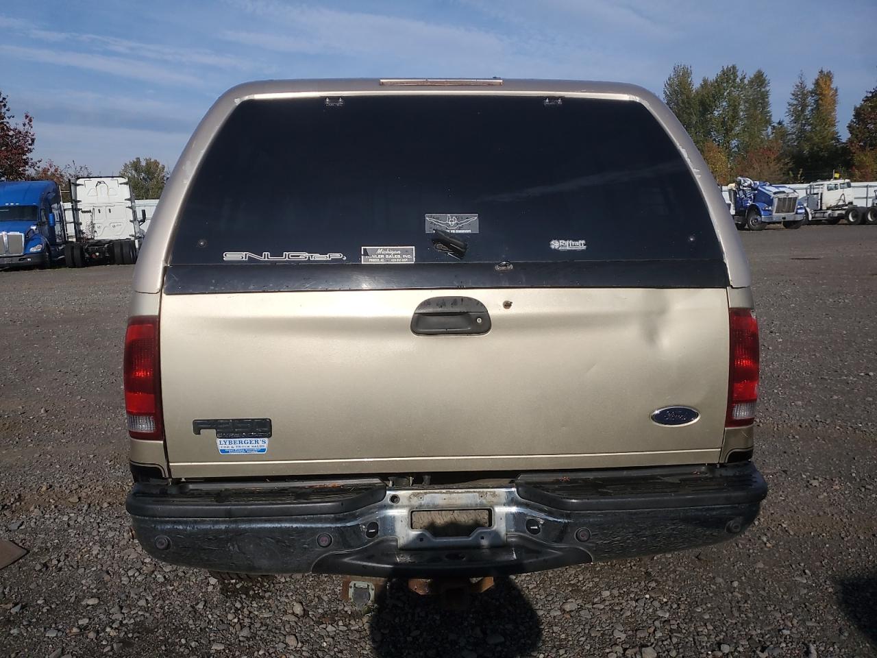 2001 Ford F350 Srw Super Duty VIN: 1FTSW31F61ED11352 Lot: 87008595