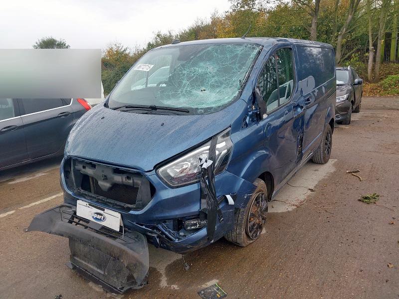 2020 FORD TRANSIT CUSTOM 2.0 ECOBLUE 130PS LOW ROOF LIMITED VAN AUTO for sale at Copart SANDWICH