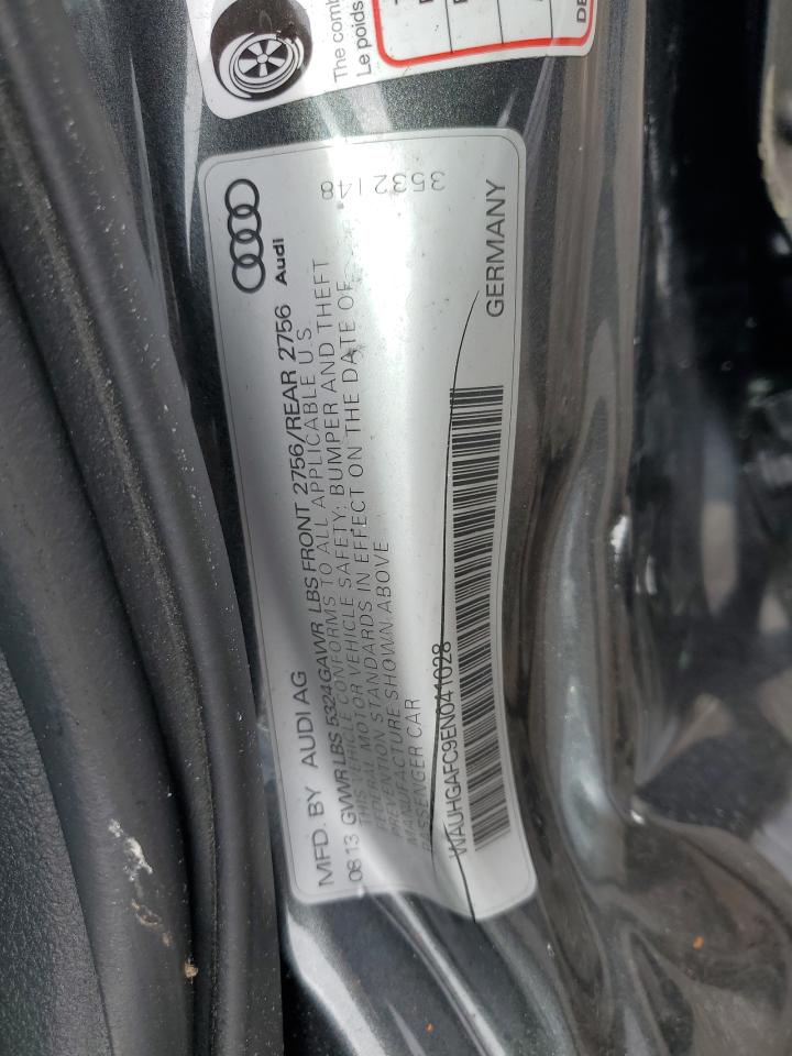 2014 Audi A6 Prestige VIN: WAUHGAFC9EN041028 Lot: 86476295