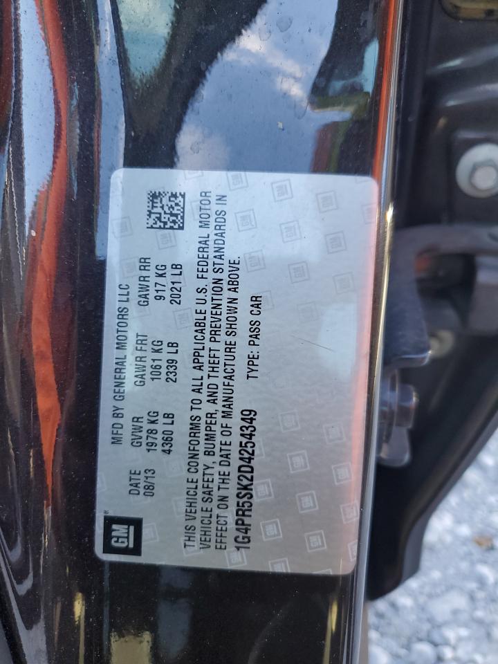 2013 Buick Verano Convenience VIN: 1G4PR5SK2D4254349 Lot: 85842955