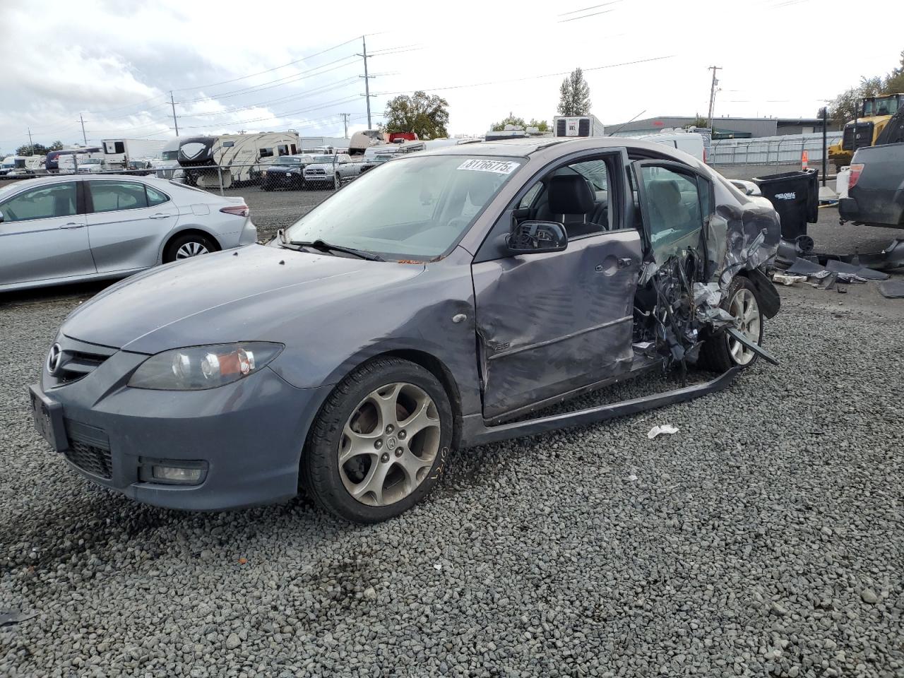 2007 Mazda 3 S silver null gas JM1BK323471628367 photo #1