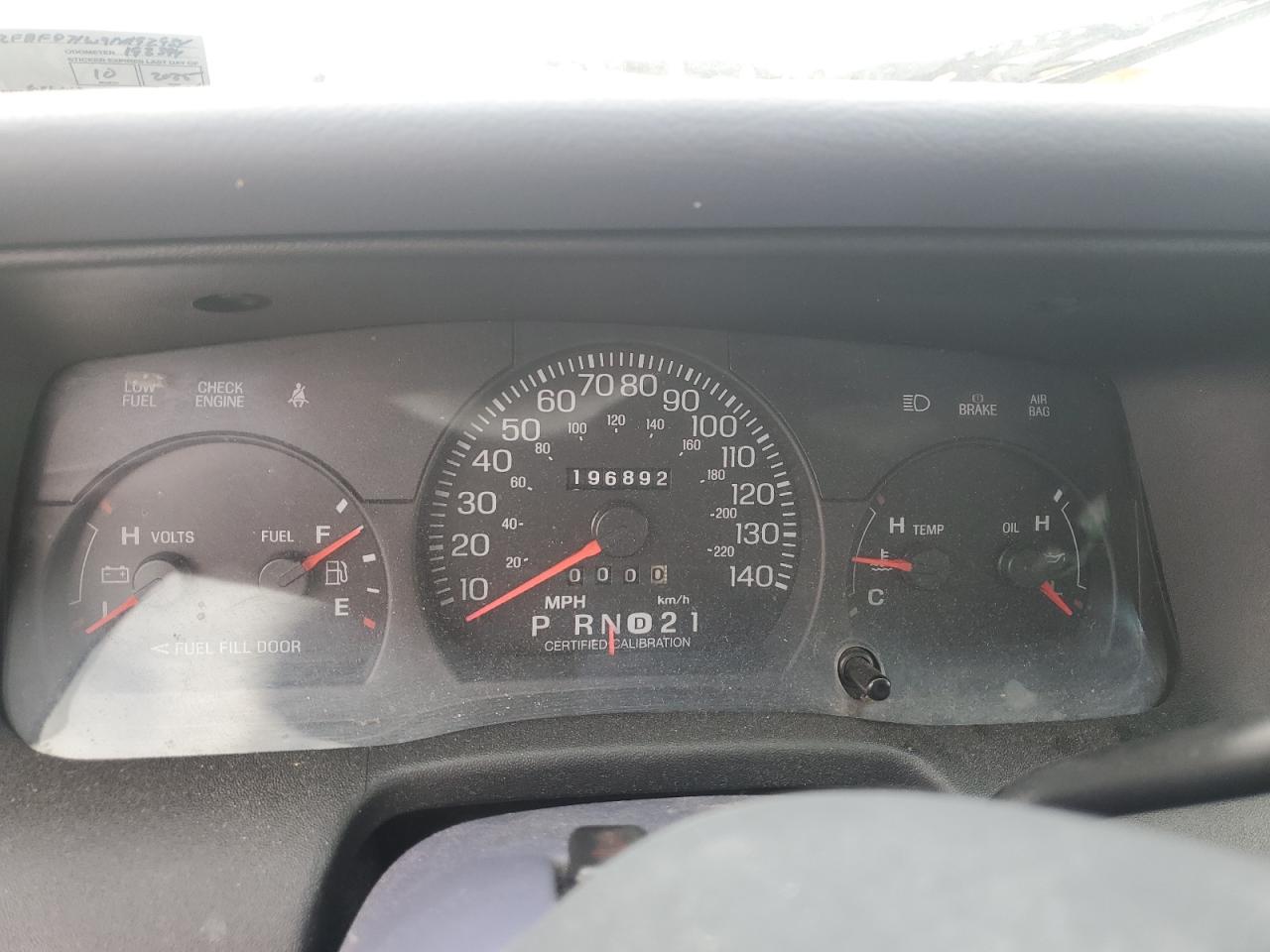 2001 Ford Crown Victoria Police Interceptor VIN: 2FAFP71W91X192934 Lot: 90677935