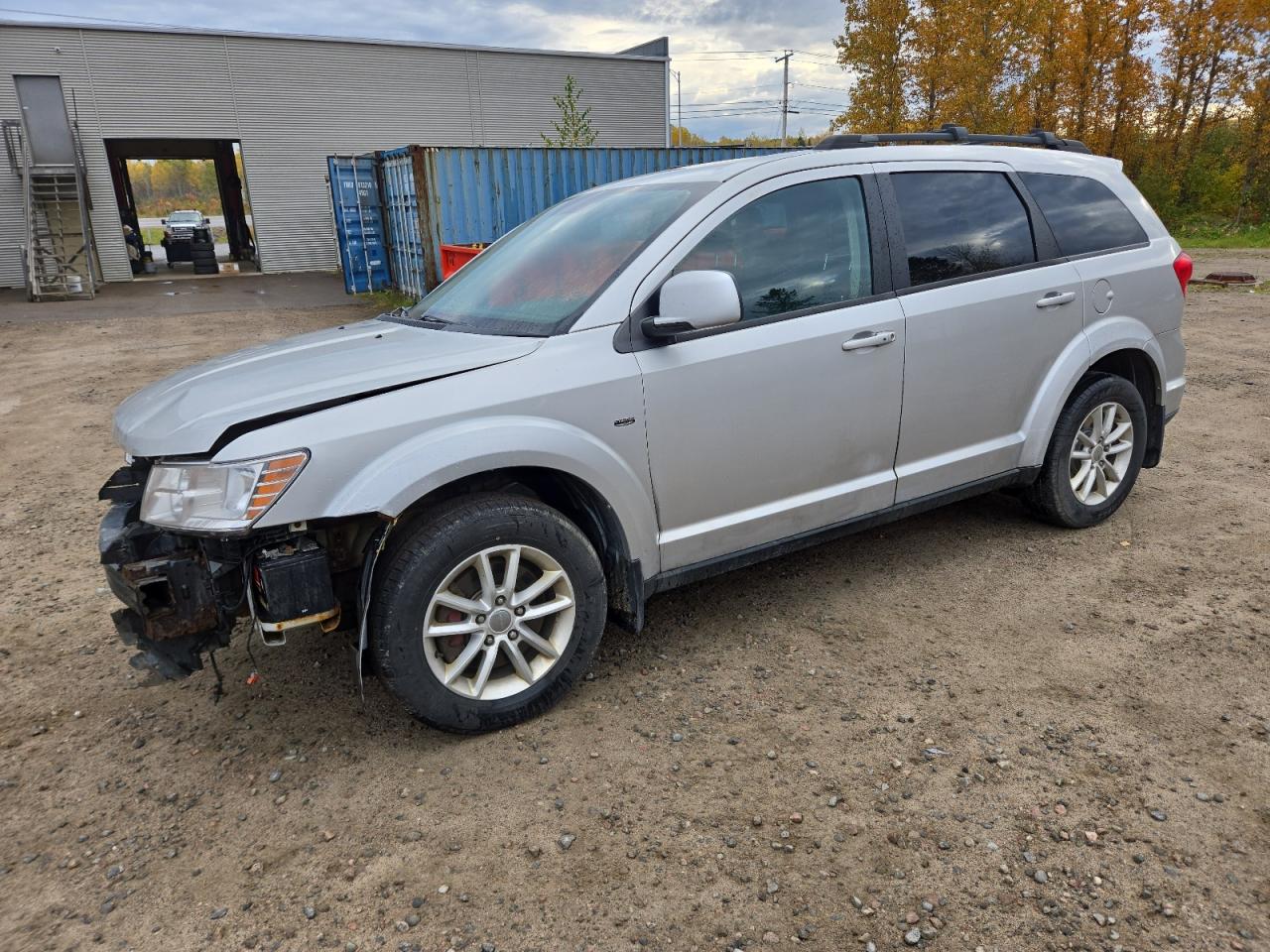 2013 DODGE JOURNEY GRAY VIN: 3C4PDCCG0DT698969