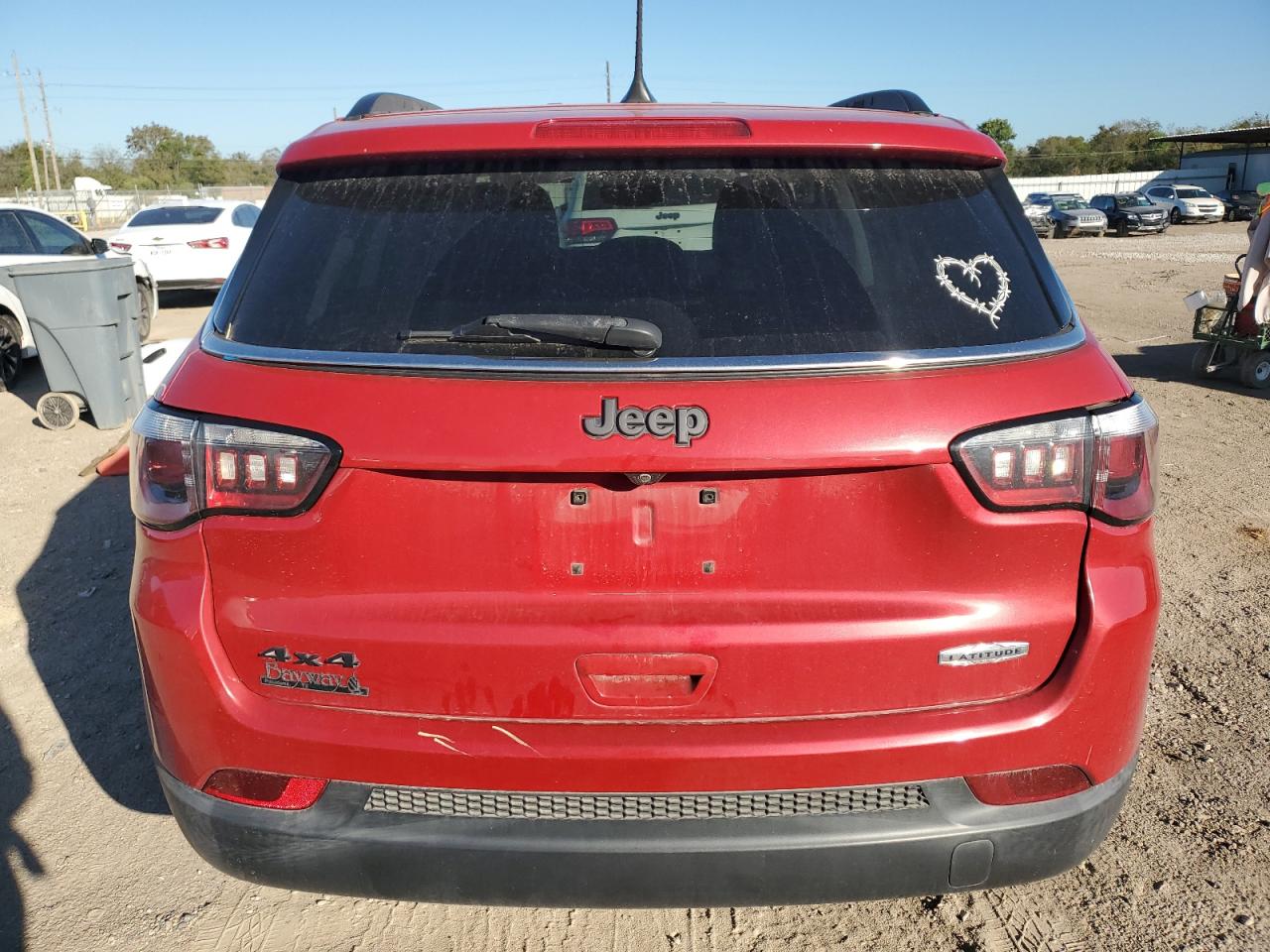 2017 Jeep Compass Latitude VIN: 3C4NJDBB9HT640294 Lot: 87308905