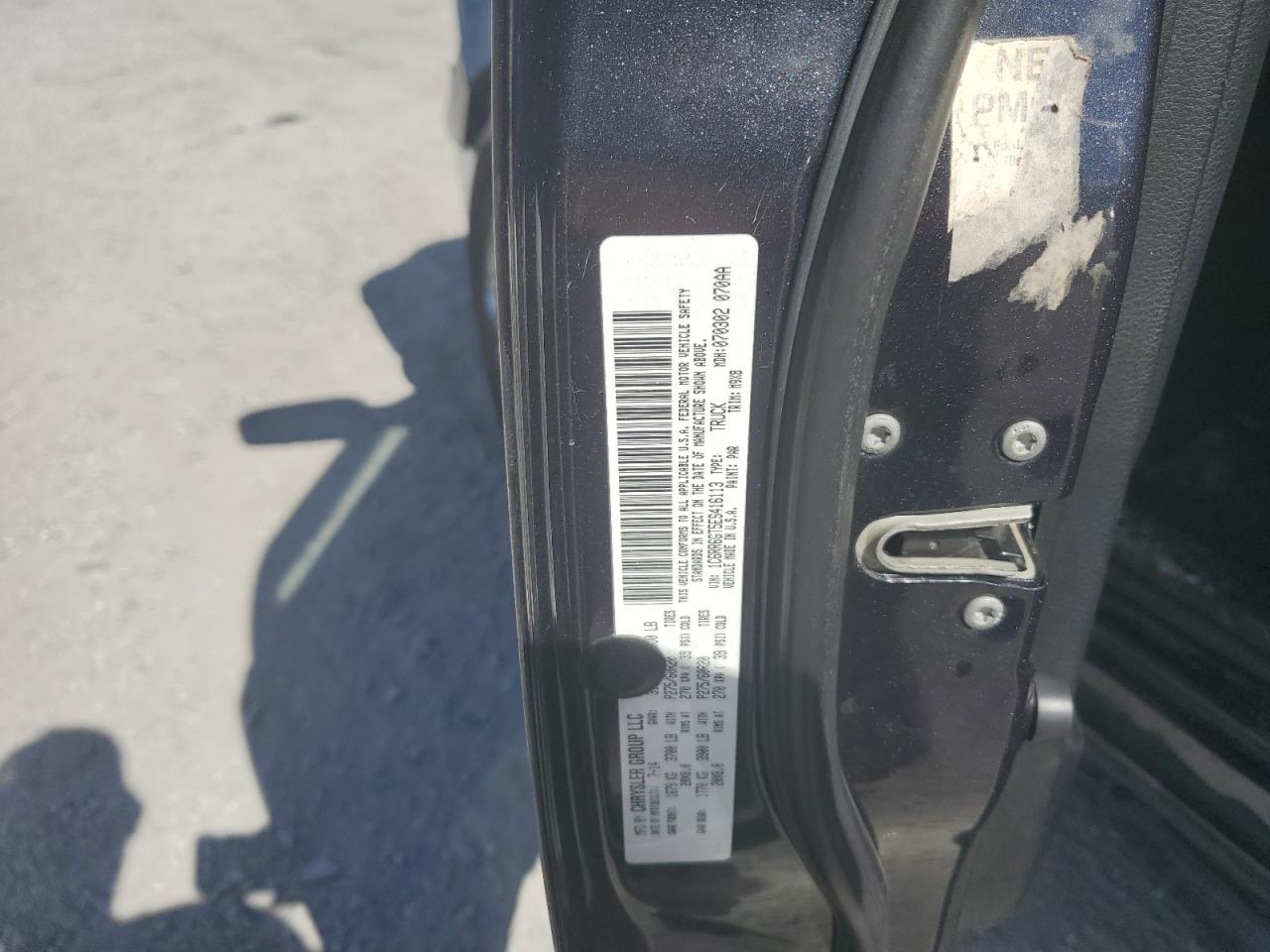 2014 Ram 1500 Slt VIN: 1C6RR6GT5ES416113 Lot: 85315315