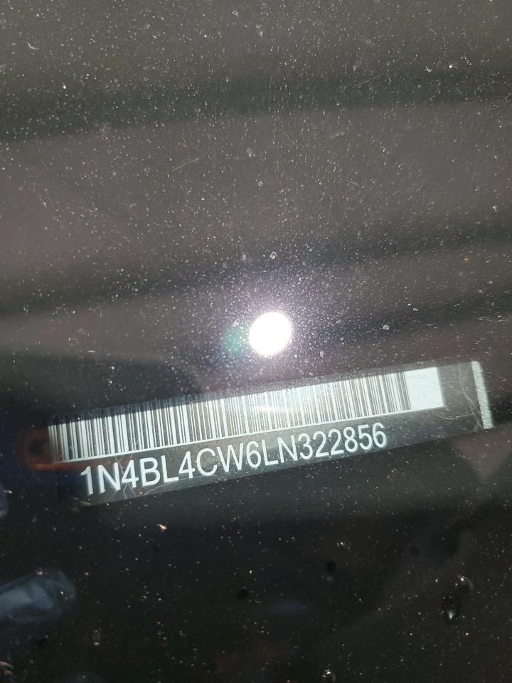 2020 Nissan Altima Sr VIN: 1N4BL4CW6LN322856 Lot: 82350935