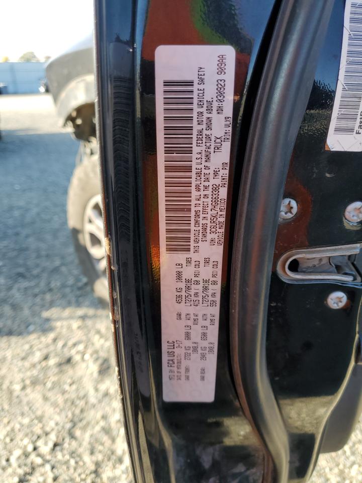 2017 Ram 2500 Laramie VIN: 3C6UR5KL7HG663382 Lot: 89667555