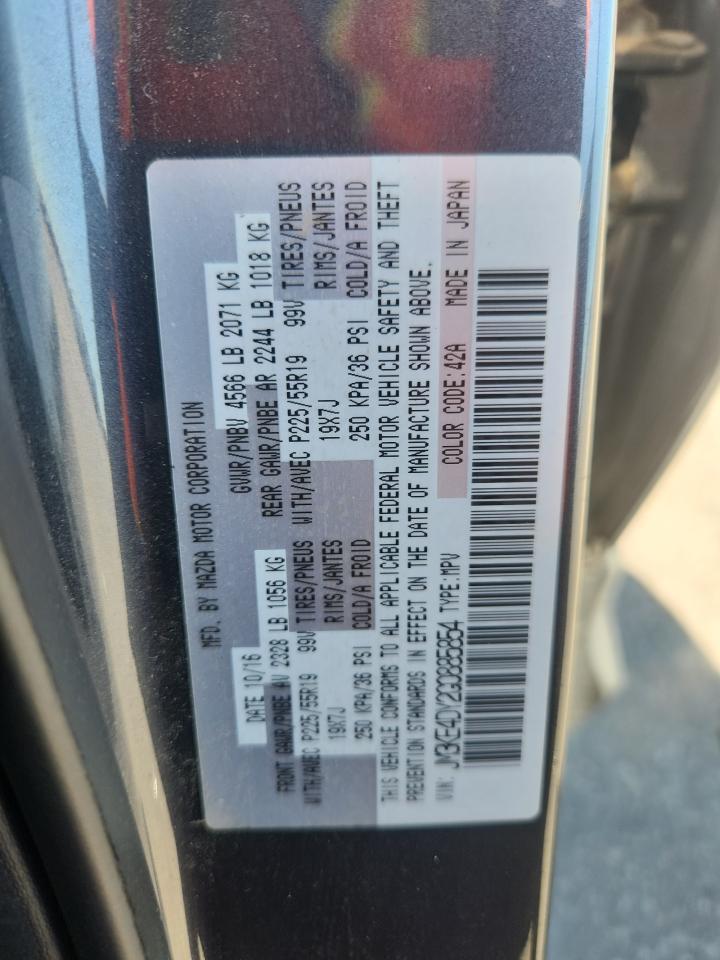 2016 Mazda Cx-5 Gt VIN: JM3KE4DY2G0885854 Lot: 90076125