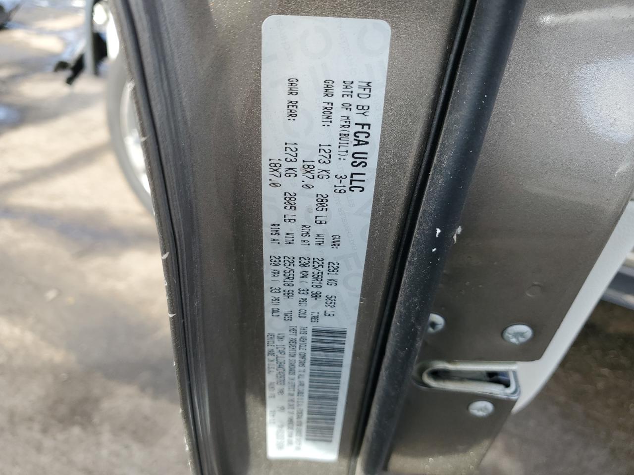 2019 Jeep Cherokee Limited VIN: 1C4PJLDB4KD428769 Lot: 82731115