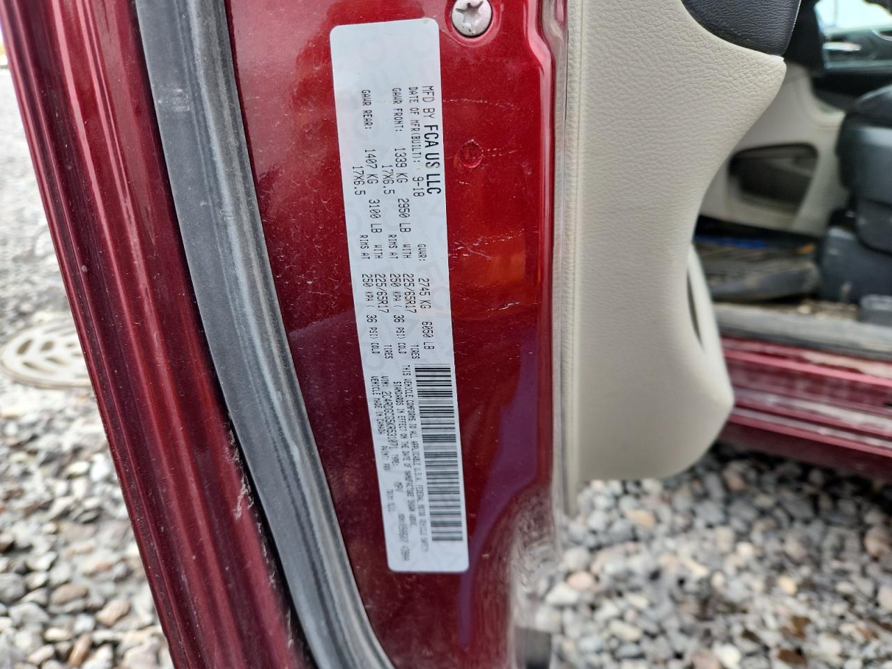 2019 Dodge Grand Caravan Sxt VIN: 2C4RDGCG5KR531071 Lot: 90586665