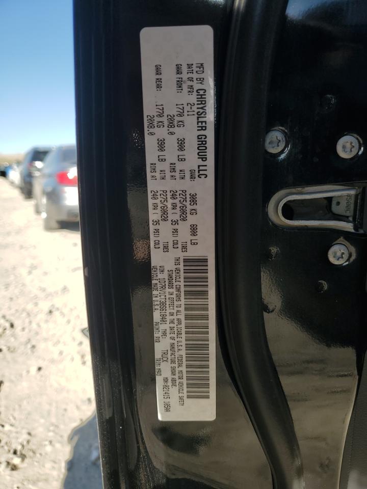 2011 Dodge Ram 1500 VIN: 1D7RV1CT3BS618401 Lot: 89687505