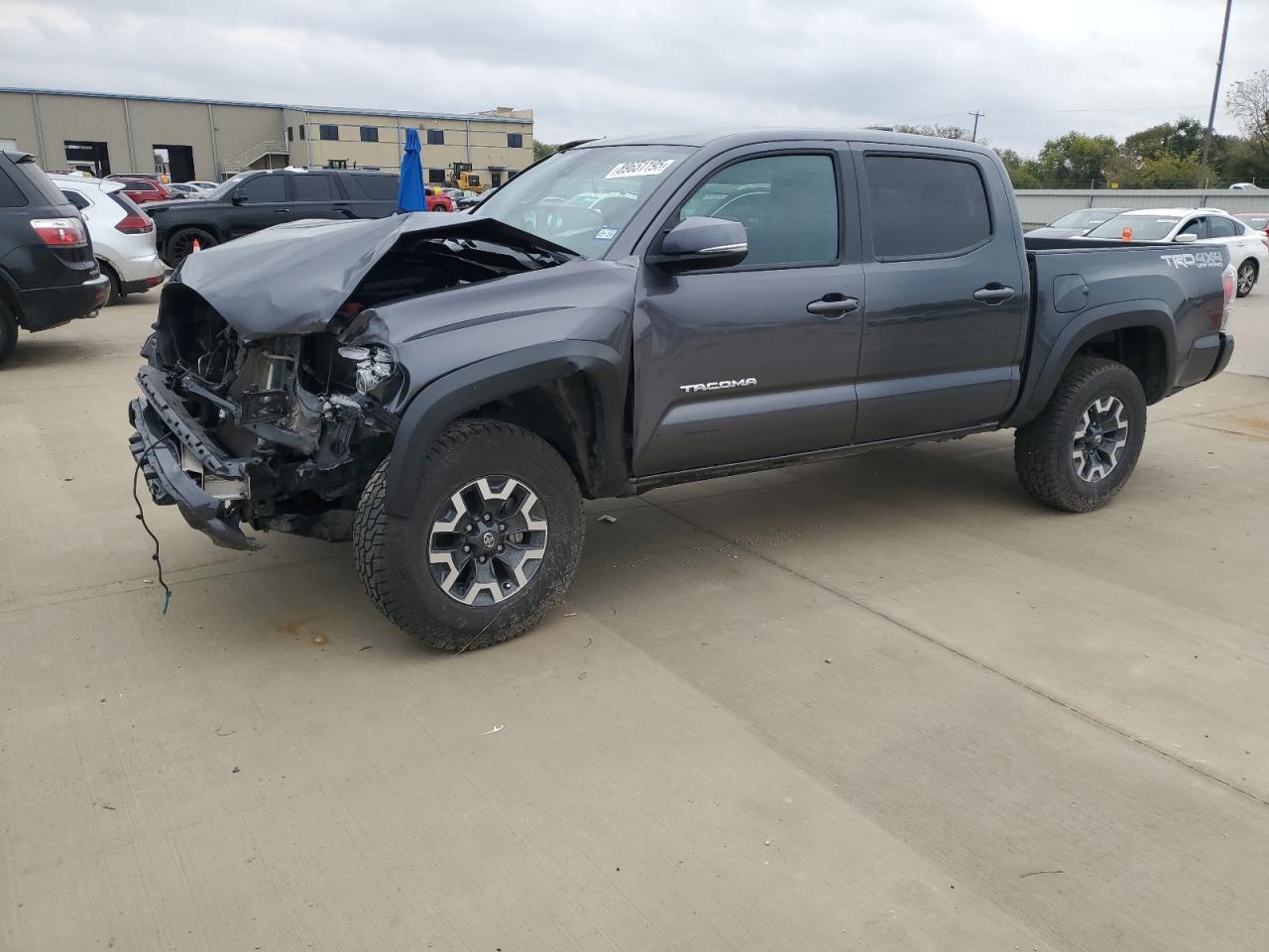 2023 Toyota Tacoma Double Cab grey null gas 3TYCZ5AN2PT173573 photo #1