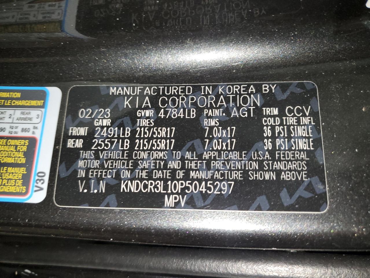 2023 Kia Niro Wind VIN: KNDCR3L10P5045297 Lot: 91084775