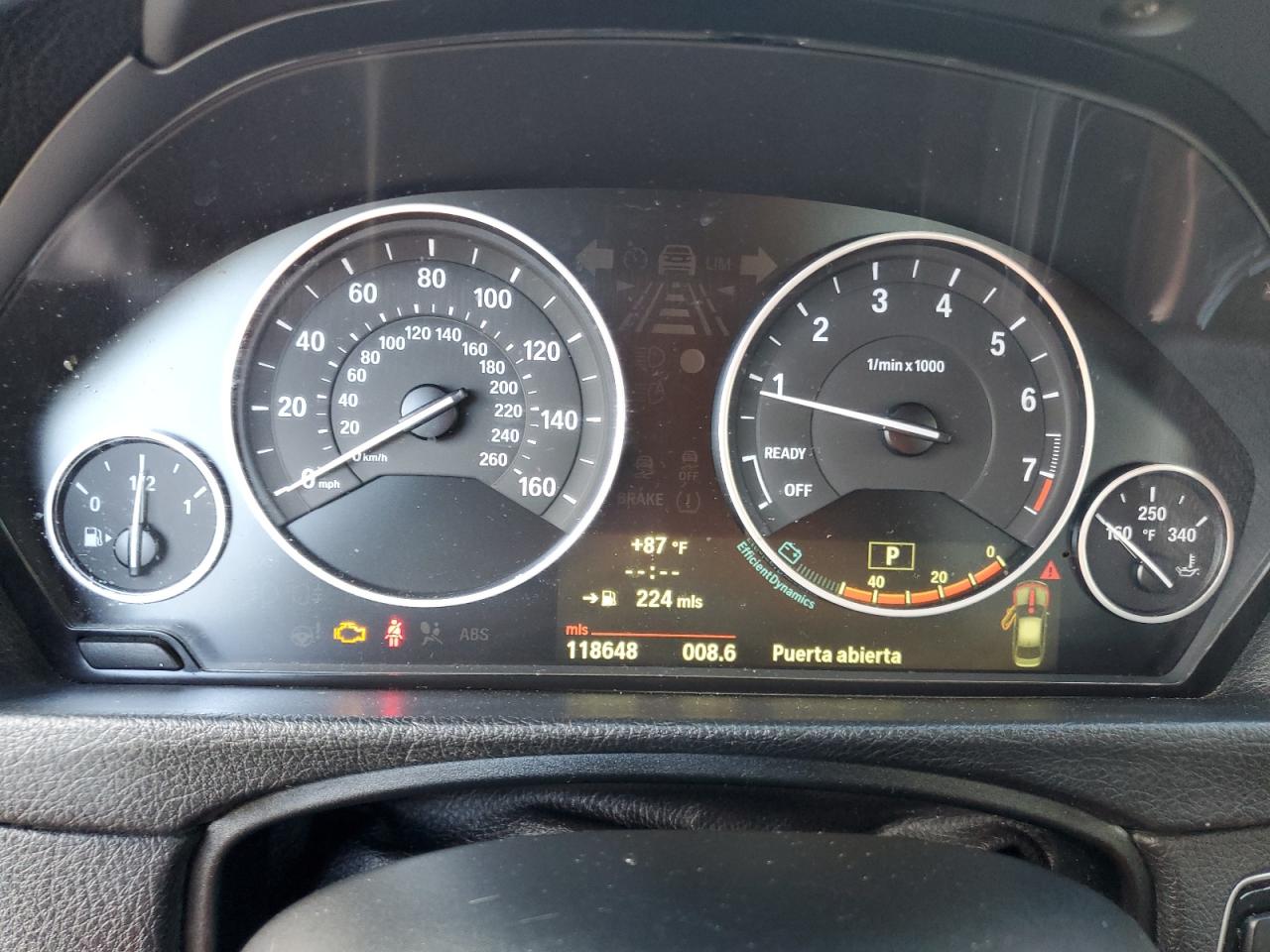 2013 BMW 328 I Sulev VIN: WBA3C1G58DNR48311 Lot: 85335375