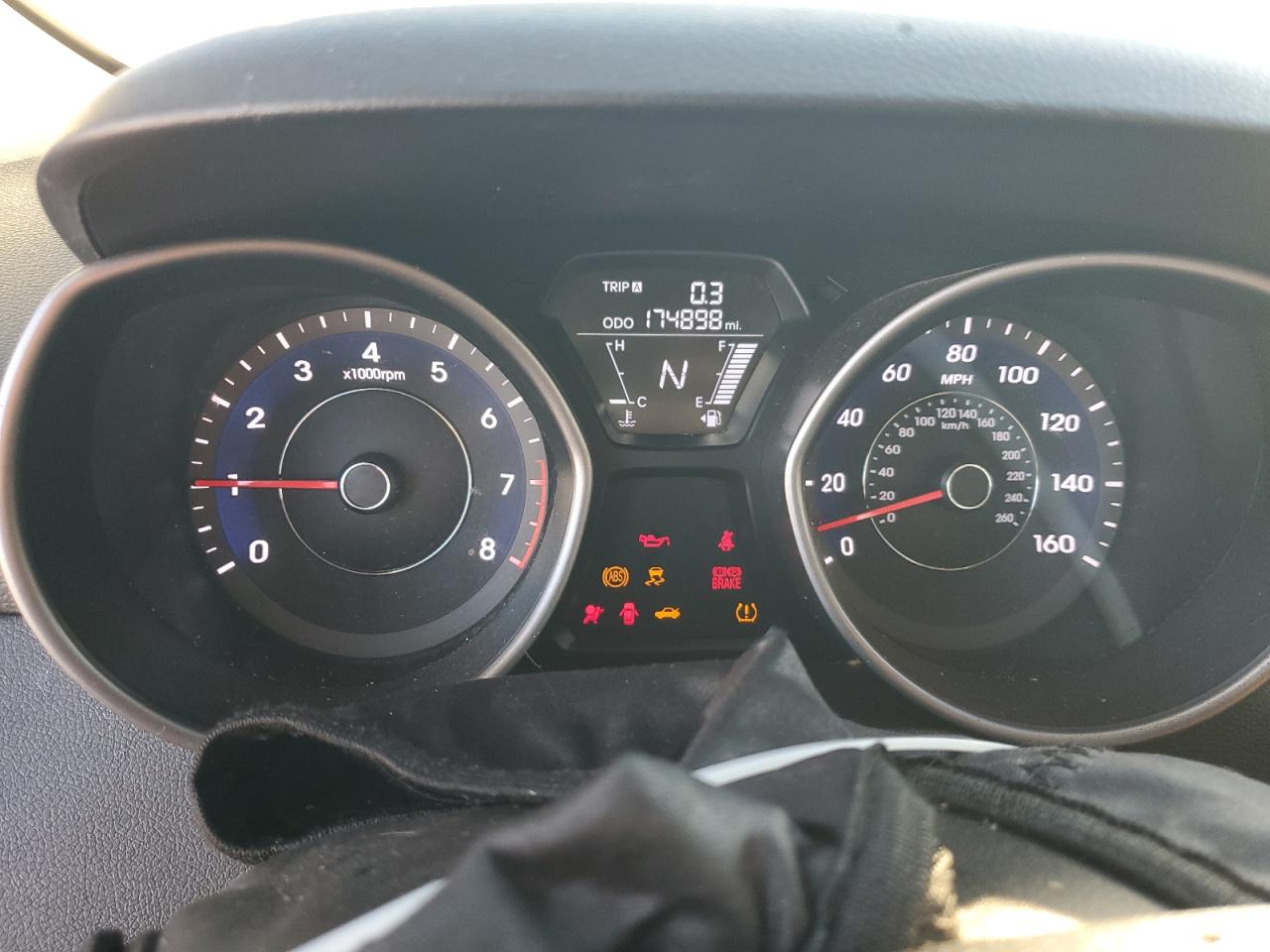 2013 Hyundai Elantra Gls VIN: 5NPDH4AE7DH262621 Lot: 84439945