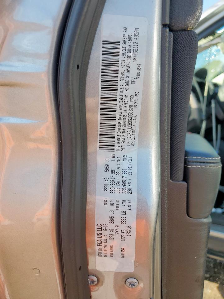 2016 Jeep Cherokee Latitude VIN: 1C4PJLCB3GW351678 Lot: 85683525