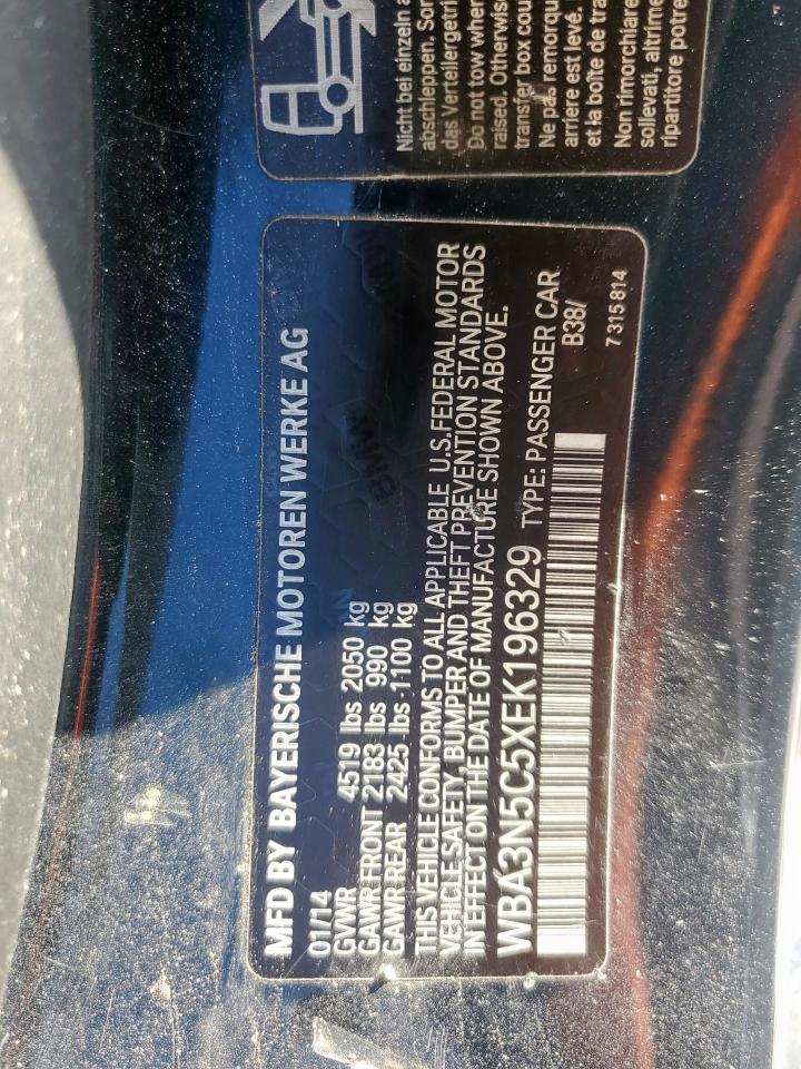 2014 BMW 428 Xi VIN: WBA3N5C5XEK196329 Lot: 82366585