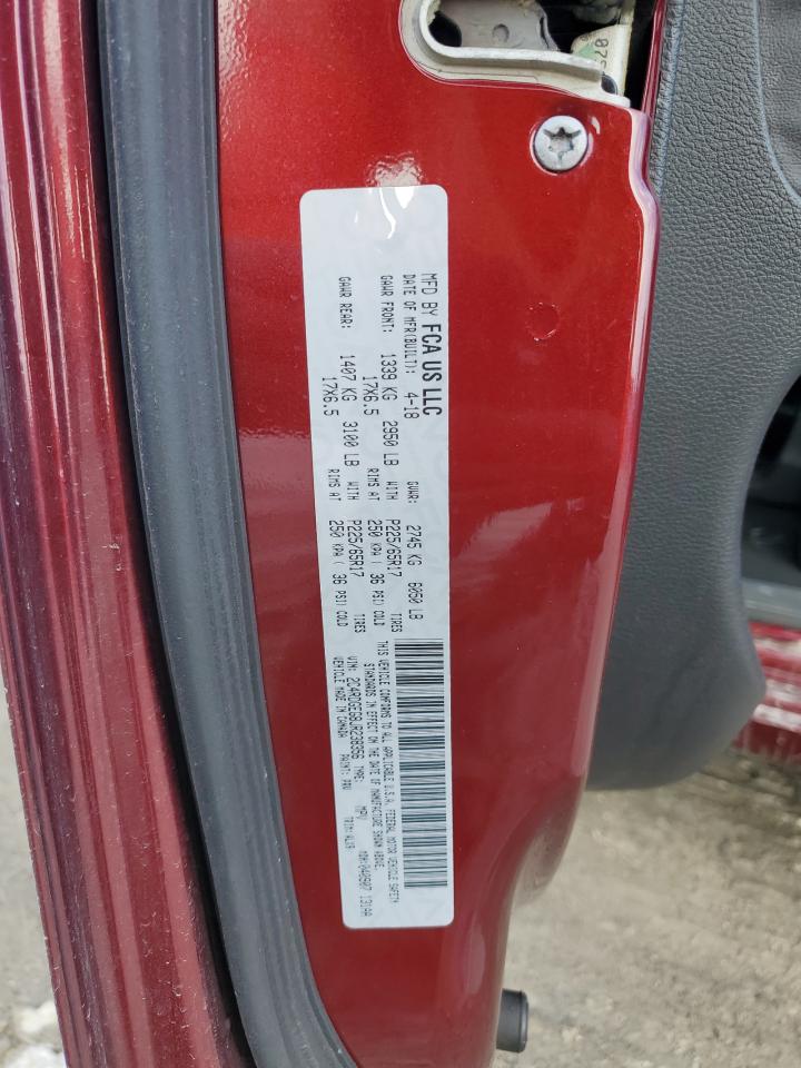 2018 Dodge Grand Caravan Gt VIN: 2C4RDGEG8JR238356 Lot: 89543455