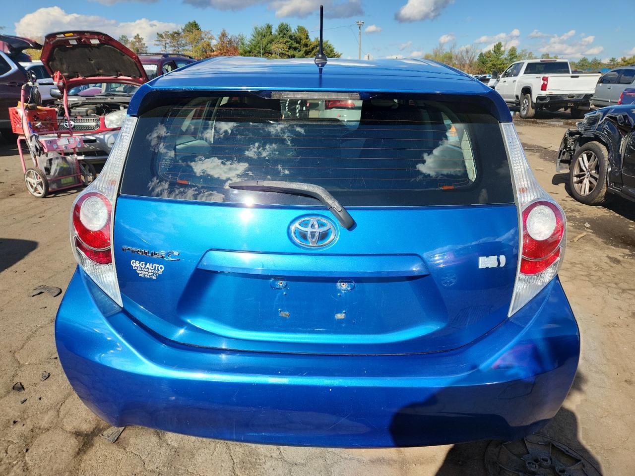 2012 Toyota Prius C VIN: JTDKDTB37C1507823 Lot: 89819585