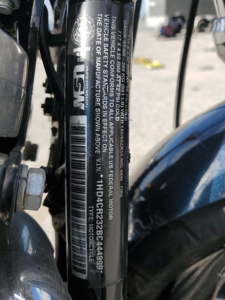 2011 Harley-Davidson Xl883 L VIN: 1HD4CR232BC444999 Lot: 90497465