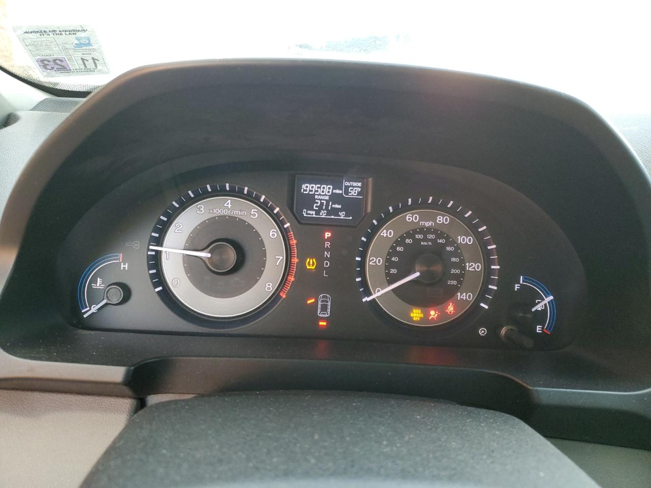 2012 Honda Odyssey Exl VIN: 5FNRL5H67CB142551 Lot: 84629985