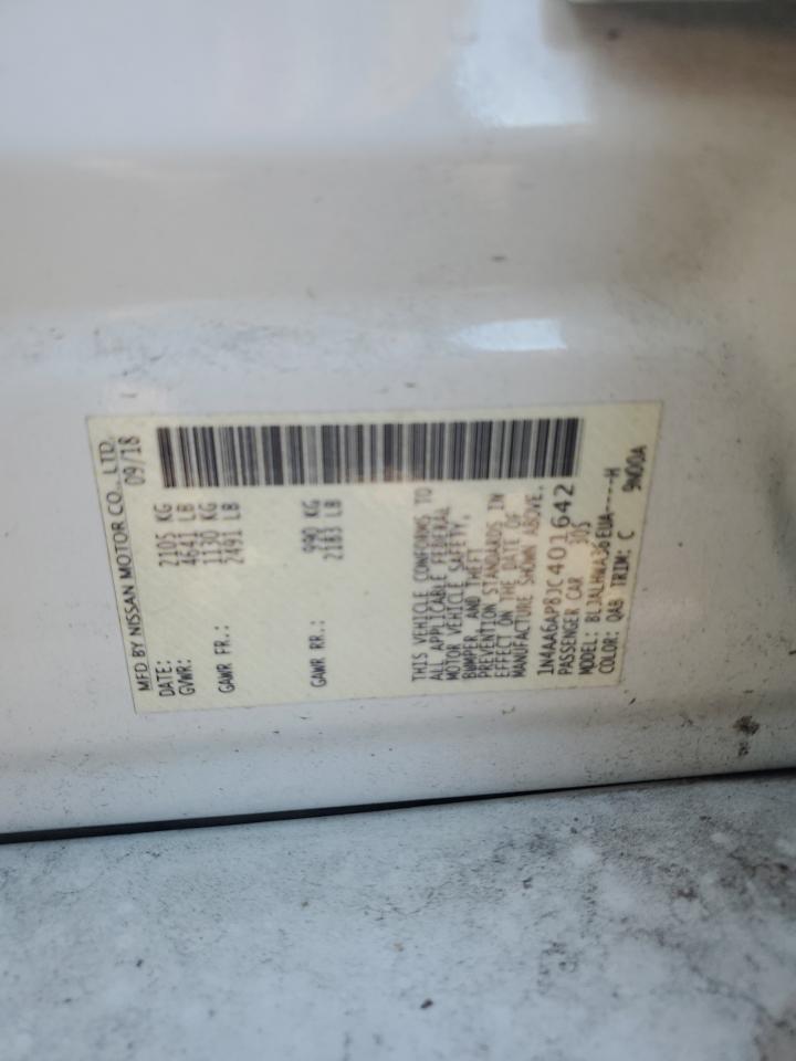 2018 Nissan Maxima 3.5S VIN: 1N4AA6AP8JC401642 Lot: 84799025