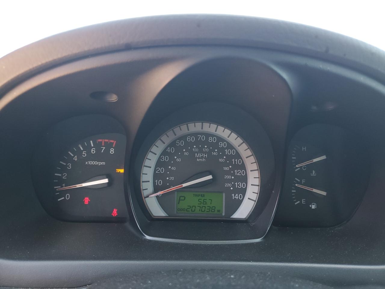 2007 Kia Spectra Ex VIN: KNAFE122375009799 Lot: 87059575