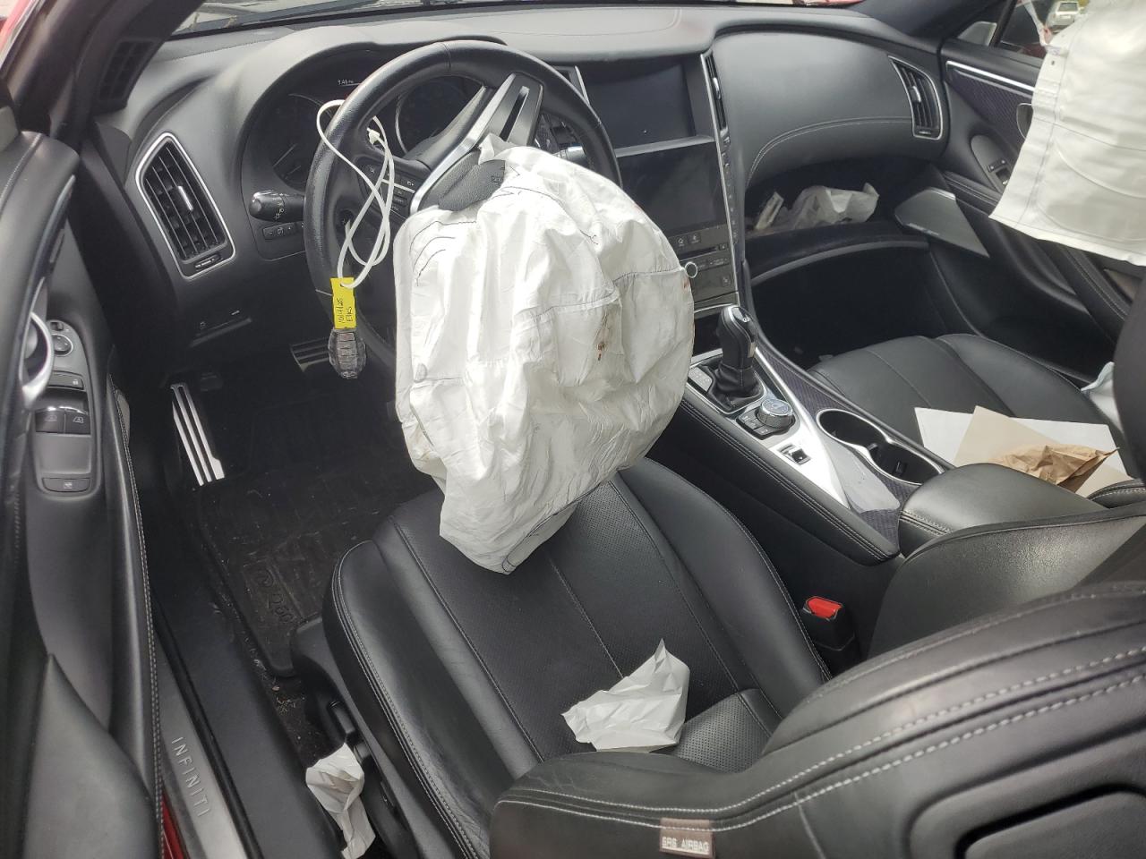 2019 Infiniti Q60 Red Sport 400 VIN: JN1FV7EL0KM441083 Lot: 86092875