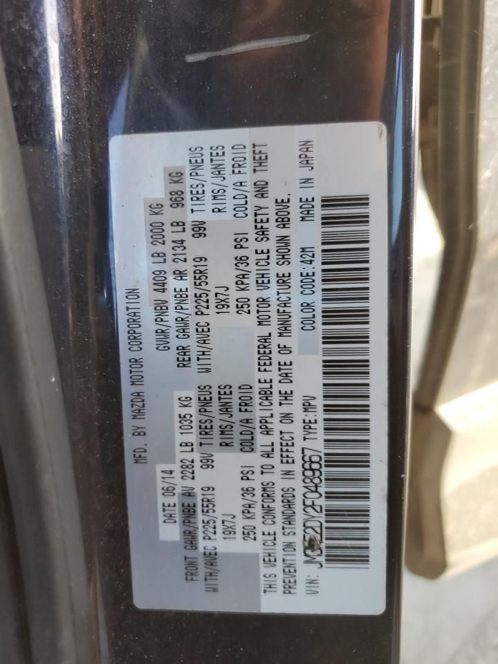 2015 Mazda Cx-5 Gt VIN: JM3KE2DY2F0489667 Lot: 89655245