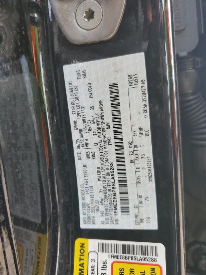 2025 Ford Bronco Outer Banks VIN: 1FMEE8BP8SLA95288 Lot: 87039225