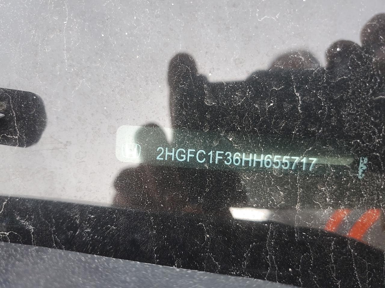 2017 Honda Civic Ex VIN: 2HGFC1F36HH655717 Lot: 82392135