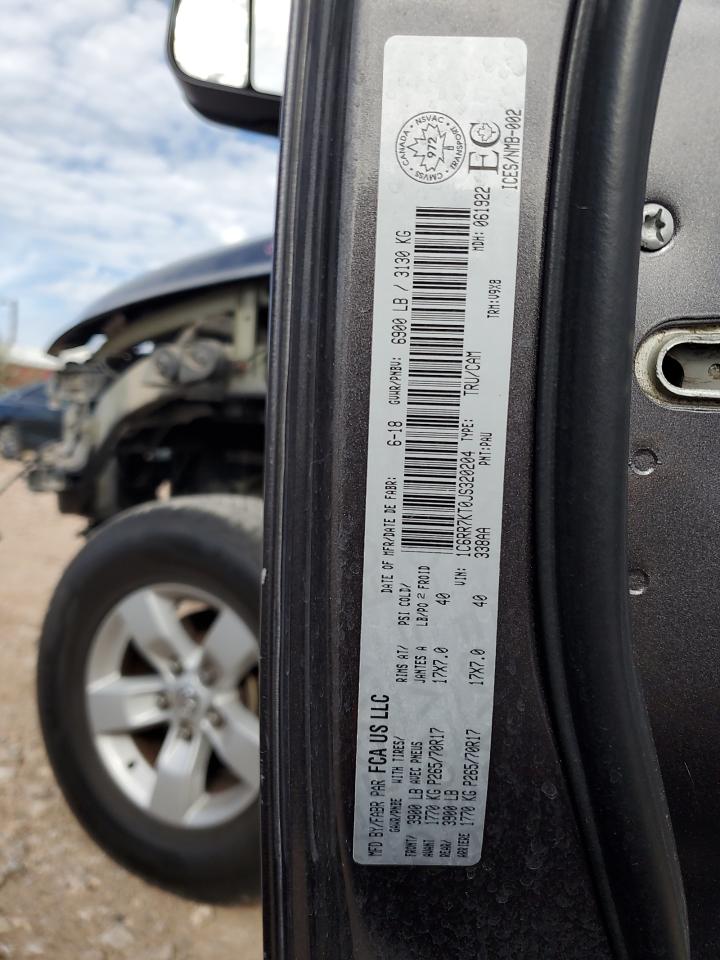 2018 Ram 1500 St VIN: 1C6RR7KT0JS320204 Lot: 86085835