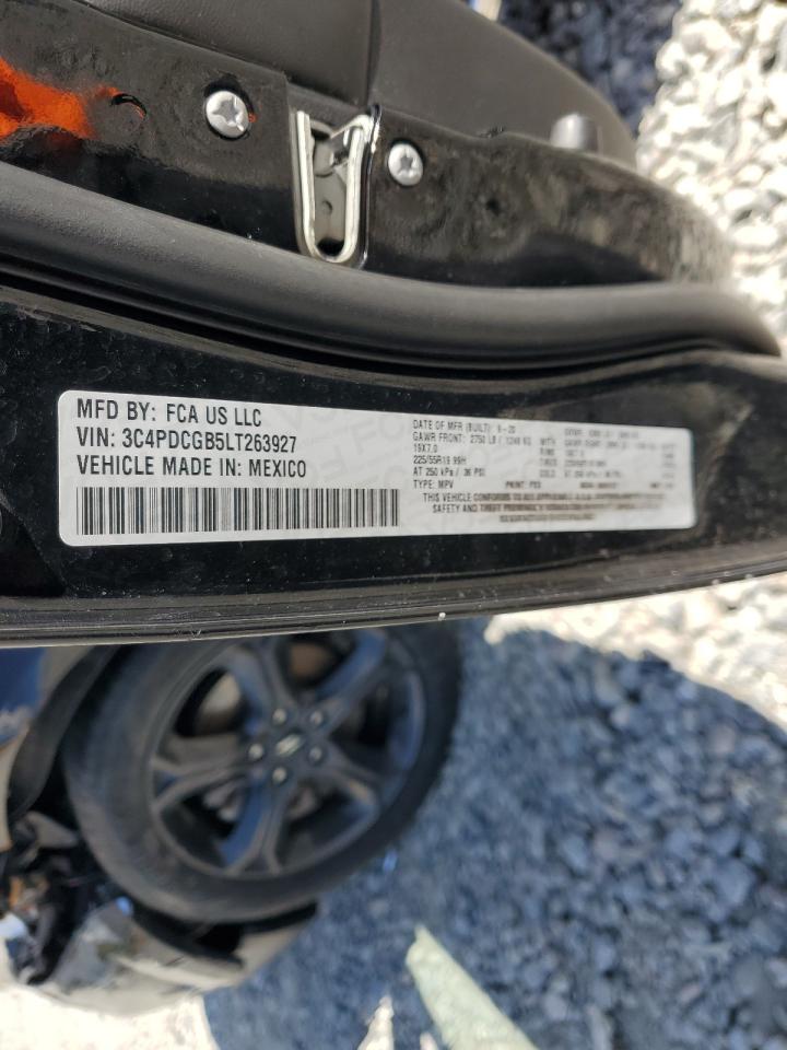 2020 Dodge Journey Crossroad VIN: 3C4PDCGB5LT263927 Lot: 86117085