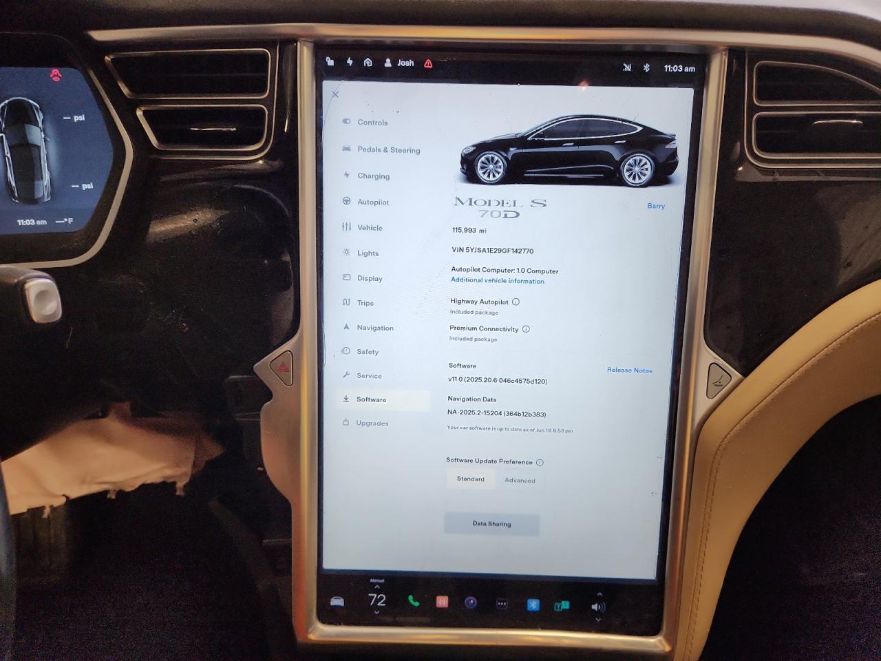 2016 Tesla Model S VIN: 5YJSA1E29GF142770 Lot: 82315885